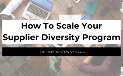 How To Scale Your Supplier Diversity Program