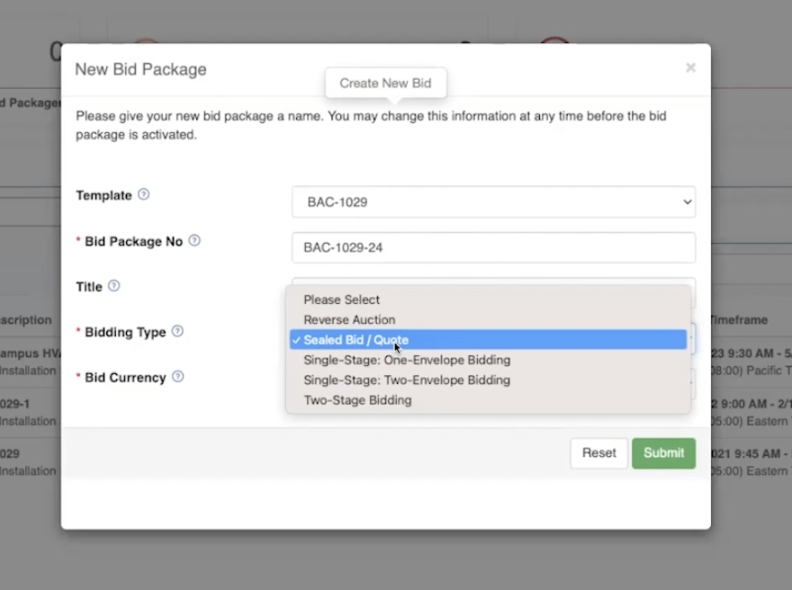 Understanding the SupplierGateway Bid Tool