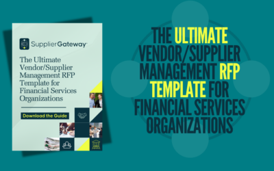 Ultimate Vendor/Supplier Management RFP Template For Financial Services Organizations