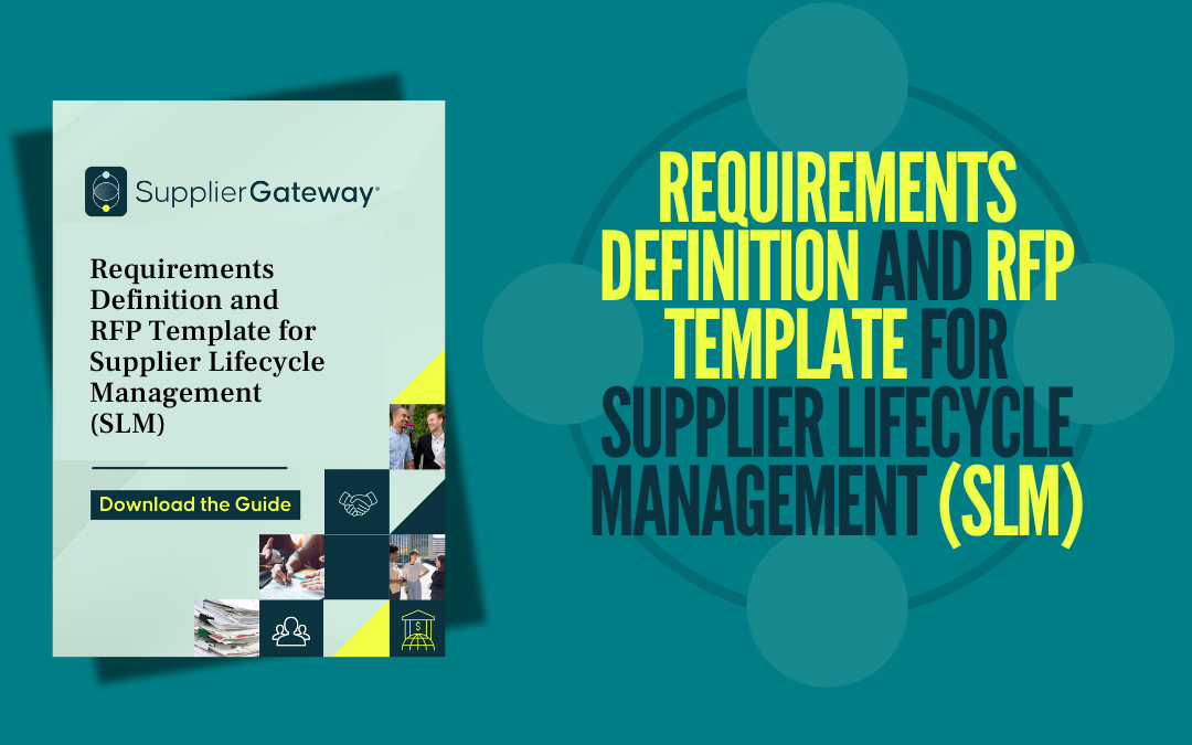 Supplier Lifecycle Management RFP Template